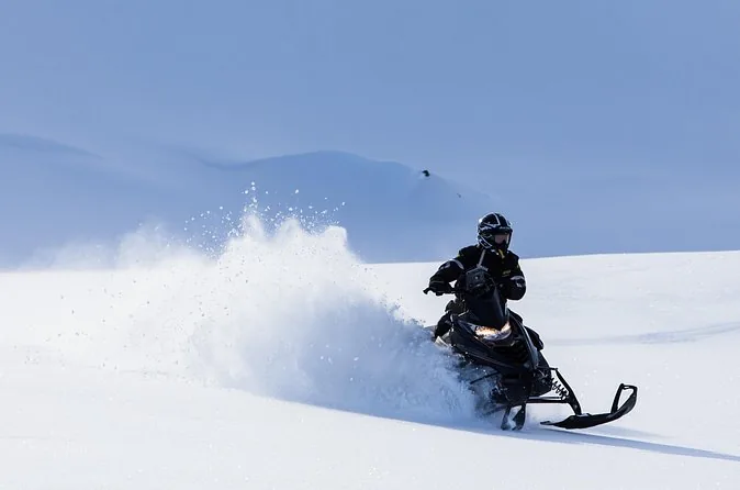 Glacier Rush: Fast-Paced Snowmobiling from Gullfoss